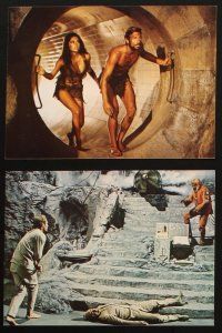 2r012 BENEATH THE PLANET OF THE APES 8 color 7.5x10 stills '70 Franciscus & Linda Harrison in tunnel