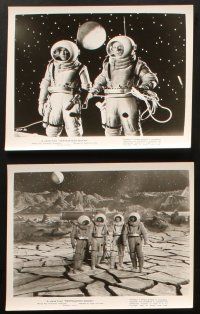 2r128 DESTINATION MOON 13 8x10 stills '50 Robert A. Heinlein, great images of astronauts in space!