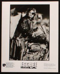 2r575 ESCAPE FROM L.A. 4 English 8x10 stills '96 John Carpenter, Kurt Russell as Snake Plissken!