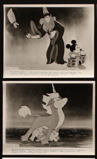 2r151 FANTASIA 11 8x10 stillsR70 great image of Mickey Mouse & others,Disney musical cartoon classic