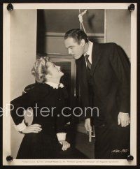 2r877 IVY 2 8x10 stills '47 EVIL bad girl Joan Fontaine, macabre image of Patrick Knowles hanging!