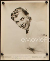 2r878 JANA LUND 2 8x10 stills '57 cool close up and full-length portraits of the cute actress!