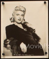 2r882 JAYNE HAZARD 2 8x10 stills '40s close up and full-length seated portraits of the sexy star!
