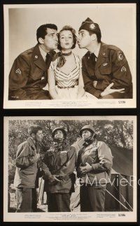 2r484 JUMPING JACKS 4 8x10 stills '52 great image of Army paratroopers Dean Martin & Jerry Lewis!