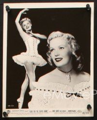 2r742 JUNE HAVER 3 8x10 stills '40s cool portraits in ballerina outfit and giant gown!