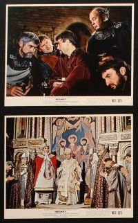 2r067 BECKET 7 color 8x10 stills R67 Richard Burton in the title role, Peter O'Toole, John Gielgud