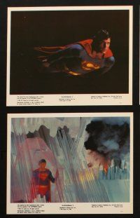 2r061 SUPERMAN II 8 color 8x10 stills '81 Christopher Reeve, Gene Hackman, Margot Kidder!