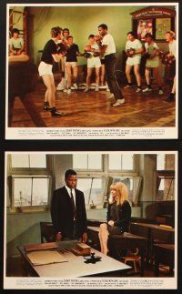 2r064 TO SIR, WITH LOVE 8 color 8x10 stills '67 Sidney Poitier, Geeson, directed by James Clavell!