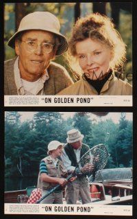 2r043 ON GOLDEN POND 8 8x10 mini LCs '81 Katharine Hepburn, Henry Fonda, and Jane Fonda !