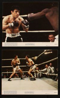 2r048 RAGING BULL 8 8x10 mini LCs '80 Martin Scorsese, close up boxing images of Robert De Niro!