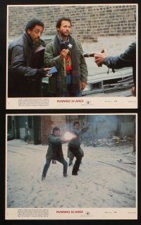 2r053 RUNNING SCARED 8 8x10 mini LCs '86 Gregory Hines & Billy Crystal are Chicago's finest!