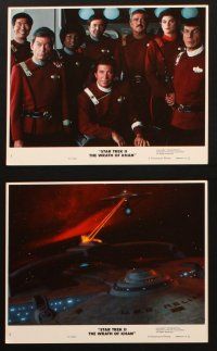 2r057 STAR TREK II 8 8x10 mini LCs '82 The Wrath of Khan, Nimoy, Shatner, sci-fi sequel!