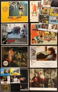 2s029 LOT OF 110 LOBBY CARDS '56 - '90 great images from a 21 different movies!