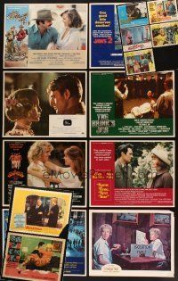 2s042 LOT OF 33 LOBBY CARDS '56 - '80 great images from 15 different titles!