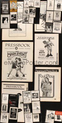 2s062 LOT OF 33 UNCUT PRESSBOOKS & 3 SUPPLEMENTS '60s-80s advertising from a variety of movies!