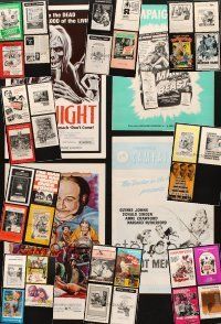 2s120 LOT OF 39 UNCUT PRESSBOOKS '50s-80s great advertising images from a variety of movies!