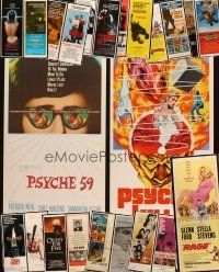2s183 LOT OF 23 UNFOLDED INSERTS '60s-80s great images from a variety of movies!