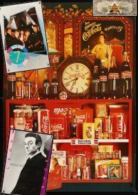 2s195 LOT OF 4 UNFOLDED COMMERCIAL POSTERS '80s Coca-Cola, Lenny Bruce, Duran Duran, Stryper!