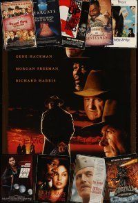 2s242 LOT OF 21 UNFOLDED DOUBLE-SIDED & SINGLE-SIDED ONE-SHEETS '89 - '06 Unforgiven & more!