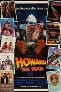 2s299 LOT OF 15 UNFOLDED SINGLE-SIDED ONE-SHEETS '82 - '94 Howard the Duck, Star Trek II & more!