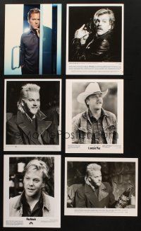2s167 LOT OF 15 KIEFER SUTHERLAND MOVIE, TV, AND PROMOTIONAL 8X10 STILLS '80s-00s cool portraits!