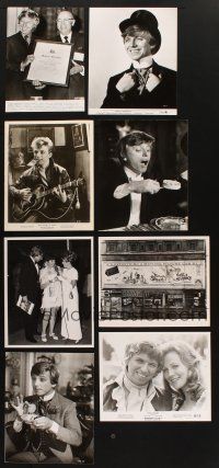 2s145 LOT OF 57 MOVIE, TV & PUBLICITY 8x10 STILLS OF TOMMY STEELE '50s-70s portraits & more!