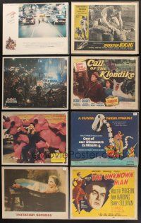 2s033 LOT OF 97 LOBBY CARDS '40 - '84 many great images from a variety of different movies!