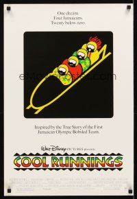 2s211 LOT OF 21 UNFOLDED MINI POSTERS FROM COOL RUNNINGS '93 Disney Jamaican Olympic bobsled team