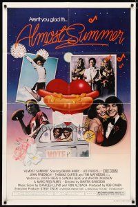 2t033 ALMOST SUMMER style B 1sh '78 Bruno Kirby, Lee Purcell, high school cheerleader sex!
