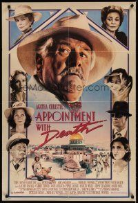 2t045 APPOINTMENT WITH DEATH 1sh '88 Agatha Christie, Carrie Fisher!