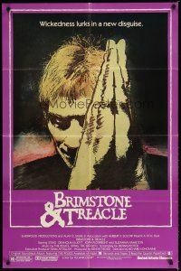2t133 BRIMSTONE & TREACLE 1sh '82 Richard Loncraine directed thriller, art of Sting!