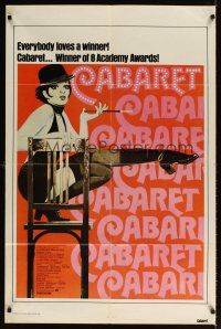 2t144 CABARET 1sh R74 Liza Minnelli sings & dances in Nazi Germany, directed by Bob Fosse!