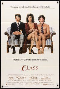 2t193 CLASS 1sh '83 wacky Solie art of Rob Lowe, Jacqueline Bisset, & naked Andrew McCarthy!