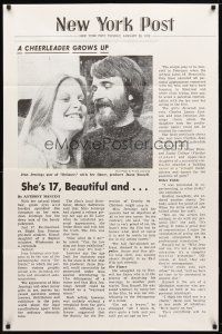 2t250 DEFIANCE OF GOOD New York Post style 1sh '74 Jean Jennings, a cheerleader grows up!