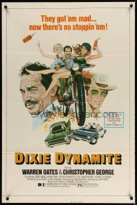 2t271 DIXIE DYNAMITE 1sh '76 Warren Oates on dirt bike with sexy dynamite girls!