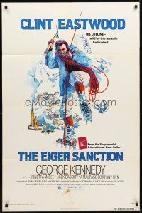 2t300 EIGER SANCTION 1sh '75 Clint Eastwood's lifeline was held by the assassin he hunted!