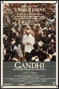2t372 GANDHI 1sh '82 Ben Kingsley as The Mahatma, directed by Richard Attenborough!