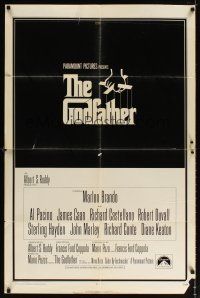 2t392 GODFATHER int'l 1sh '72 Francis Ford Coppola crime classic from the novel by Mario Puzo!