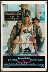 2t413 HANNIE CAULDER 1sh '72 sexiest cowgirl Raquel Welch, Jack Elam, Robert Culp, Ernest Borgnine