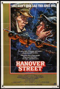 2t414 HANOVER STREET 1sh '79 art of Harrison Ford & Lesley-Anne Down in World War II by Alvin!
