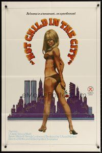 2t453 HOT CHILD IN THE CITY 1sh '79 John Holmes, L'Oriele, At home in a tenement...or a penthouse!