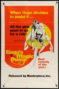 2t463 HUGO'S MAGIC PUMP 1sh '70s when he decides to pedal it, all the girls want to go for a ride!