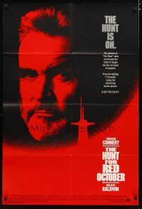 2t465 HUNT FOR RED OCTOBER DS 1sh '90 Russian military submarine captain Sean Connery, hunt is on!