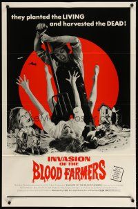 2t485 INVASION OF THE BLOOD FARMERS 1sh '72 they planted the LIVING and harvested the DEAD!