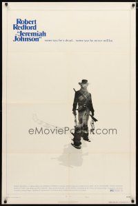 2t501 JEREMIAH JOHNSON style C 1sh '72 cool image of Robert Redford, directed by Sydney Pollack!