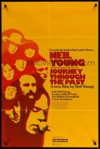 2t514 JOURNEY THROUGH THE PAST 1sh '73 Neil Young, everybody look what's goin' down!