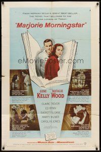 2t603 MARJORIE MORNINGSTAR 1sh '58 Gene Kelly, Natalie Wood, from Herman Wouk's novel!