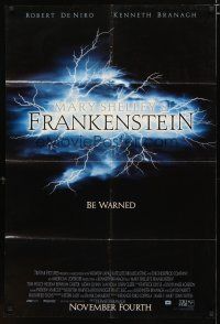 2t604 MARY SHELLEY'S FRANKENSTEIN advance DS 1sh '94 Branagh directed, Robert De Niro as the monster