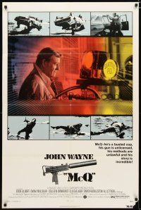 2t608 McQ 1sh '74 John Sturges, John Wayne is a busted cop with an unlicensed gun!