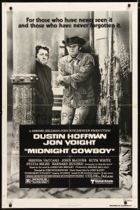 2t612 MIDNIGHT COWBOY 1sh R80 Dustin Hoffman, Jon Voight, John Schlesinger classic!